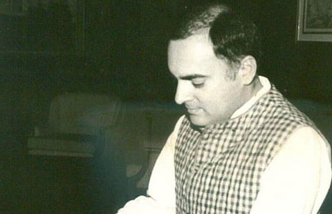Sixth Prime Minister of India, Rajiv Gandhi. (File photo | Express)