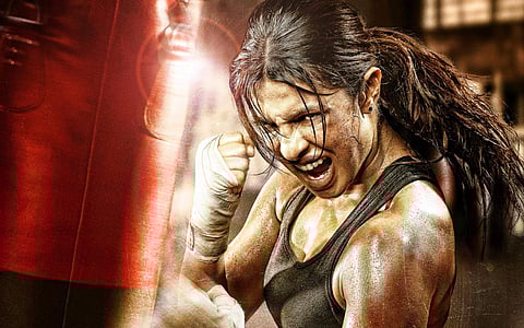 Priyanka Chopra's look from her 2014 film 'Mary Kom'.
