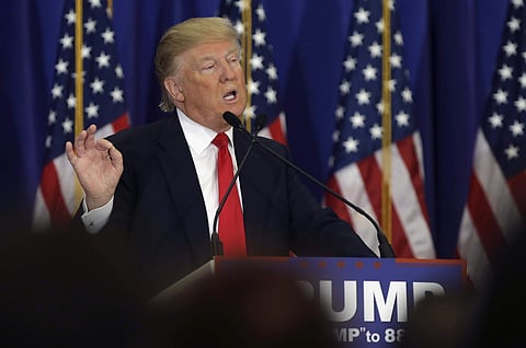 Trump spoke as if the energy boom started with him and the gates of America were wide open before he came along. (Photo | Associated Press)