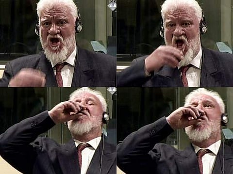 Bosnian Croat former military leader Slobodan Praljak | AFP