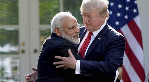 PM Modi and US President Donald Trump (AP image)