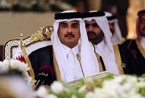 Qatar Emir Sheikh Tamim bin Hamad Al-Thani. (Photo | AP)
