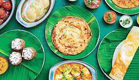 Organic dishes from Narusuvai Organic Kitchen, Velachery