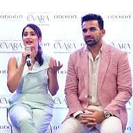 Cricketer Zaheer Khan and his wife Sagarika Ghatge | IANS