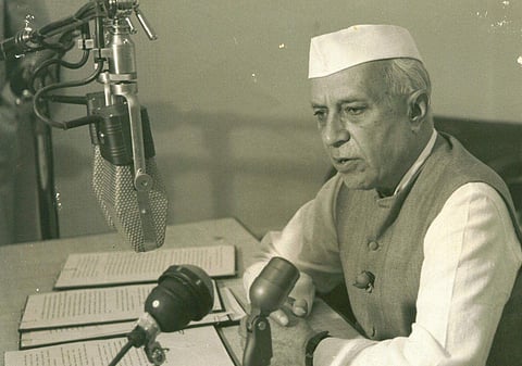 India's first Prime Minister Jawaharlal Nehru (File | PTI)