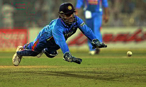 MS Dhoni is set to continue as wicket-keeper till 2019 World Cup. (File | PTI)