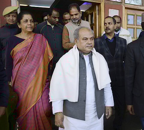 BJP central observers Nirmala Sitharaman and Narendra Tomar in Shimla | PTI