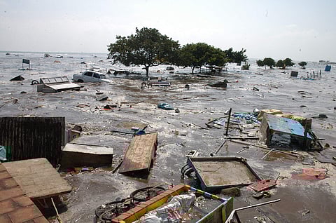 In this December 26, 2004 photo, affected areas in Chennai due to Tsunami. (Express Photo)