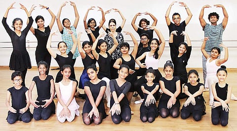 Students of the ballet school