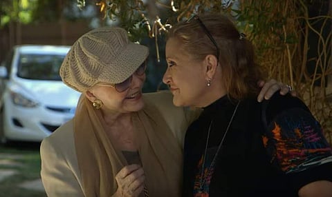 A still from Bright Lights: Starring Carrie Fisher and Debbie Reynolds | YouTube