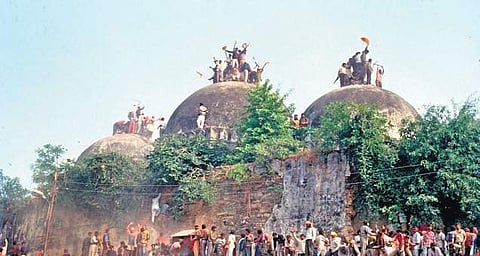 File photo of the Babri Masjid demolition used for representational purpose only.