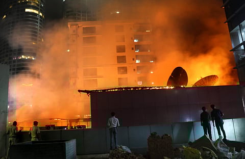 The Kamala Mills fire that killed 14 people and injured several others. (PTI Photo)