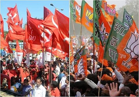 In India's 65-year electoral history, the country's dominant Left party, the CPI-M, has never been in direct confrontation with the Bharatiya Janata Party but Tripura is set to change that. (File Photos)