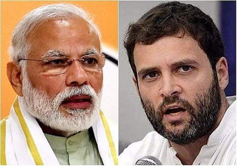 PM Modi (L)| Rahul Gandhi (R) | (File Photos)