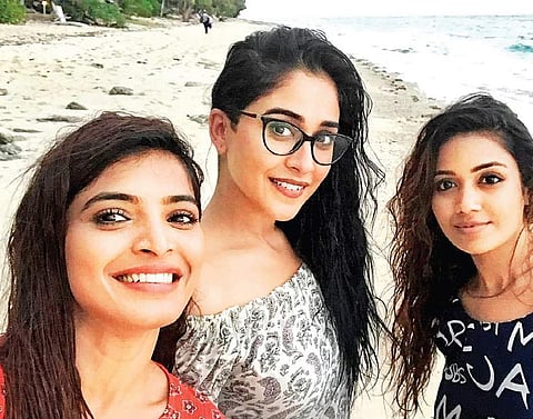 Sanchita Shetty, Regina Cassandra and Nivetha Pethuraj