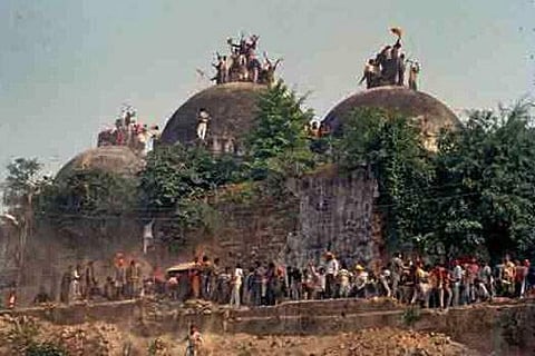 The Babri Masjid at Ayodhya in Uttar Pradesh which was razed to the ground by Hindutva activists who claimed it stood on the birthplace of Lord Ram. | File Photo