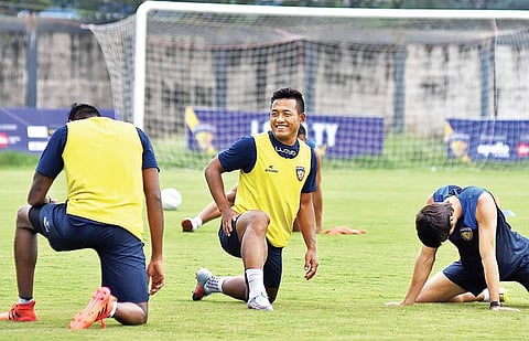 Jeje Lalpekhlua (C) is yet to score for Chennaiyin FC this season | Ashwin Prasath