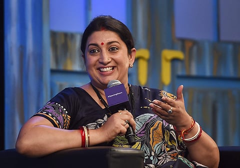 Irani said, 'Whenever elections are round the corner, such questions come up. We have become part of a PR stream of a film, there is a need for introspection for this (as well). (Photo | PTI)