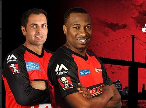 Melbourne Renegades signed Mohammed Nabi and Kieron Pollard (Twitter/Melbourne Renegades)
