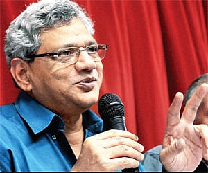 CPM leader Sitaram Yechury . |Express Photo