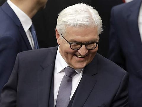 Germany's newly elected president Frank-Walter Steinmeier. (AP)