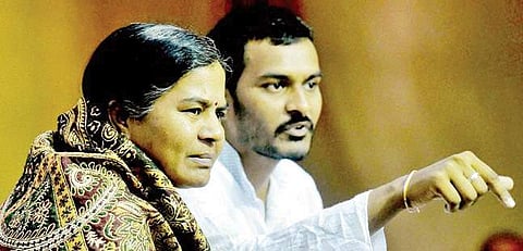 File photo of Radhika and Raja Vemula