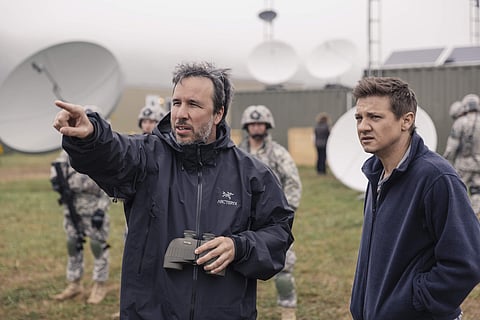Denis Villeneuve (left) with actor Jeremy Renner. (AP File photo)