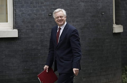 British Secretary of State for Exiting the European Union, David Davis. (File Photo | AP)