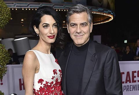 George and Amal Clooney (File Photo | AP)