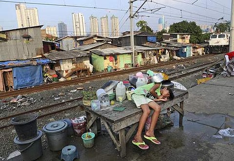 A slum near the main business district in Jakarta, Indonesia. (File photo | AP)