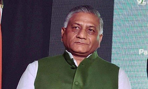 Union Minister of State for External Affairs V K Singh (File | PTI)