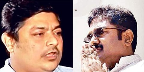 Deepak Jayakumar(Left) and TTV Dinakaran(Right)