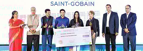 Winners of the Transparence grand finale in Chennai