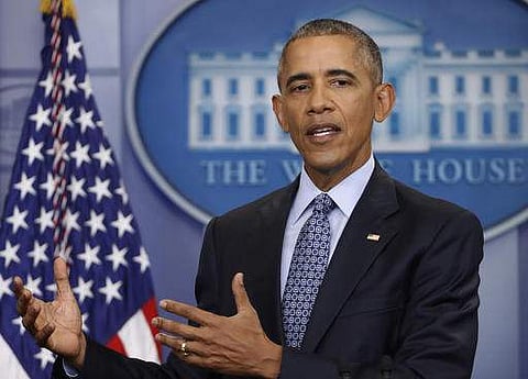 President Barack Obama speaks during his final presidential news conference in the briefing room of the White House. (File Photo | AP)