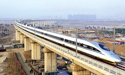 Trains will run at a maximum speed of 300 kmph, with an average speed of 250 kmph