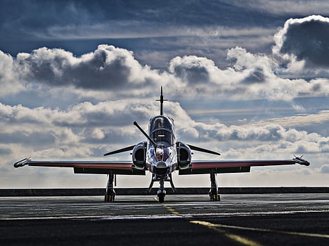 India-United Kingdom jointly developed upgraded Hawk trainer jets. | Express News Service