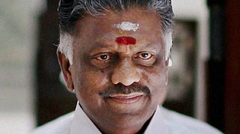 Former Tamil Nadu Chief Minister O Panneerselvam.