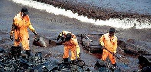 The Chennai oil spill