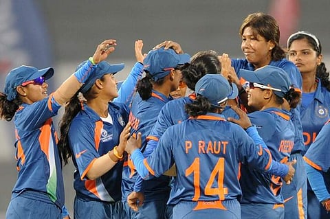Indian women cricketers. (File photo |AFP)