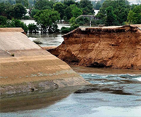 A canal carrying Narmada waters. (File photo)