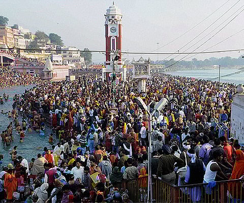 File Photo of the Haridwar City. | PTI