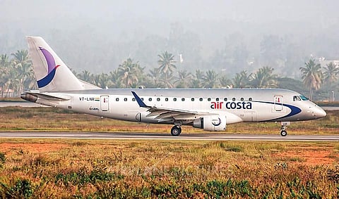 Speaking to Express, Air Costa vice-president (marketing and brand communication) Kavi Chaurasia said the company was trying to resolve the issues with the lessors. | File Photo