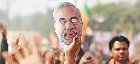 A Narendra Modi mask. Photo used for representation. (File | PTI)