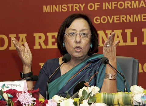 Manipur Governor Najma Heptulla. | PTI File Photo