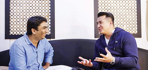 Director Shakti Soundar Rajan with Aaron Aziz