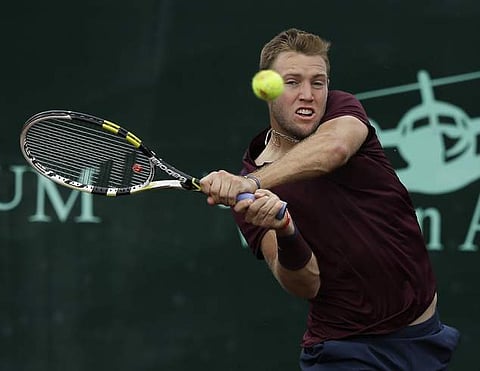 Jack Sock in action (Photo | AP)