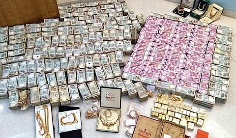 Seized black money.(Image for representational purpose