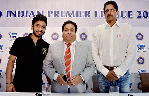 IPL chairman Rajiv Shukla (centre) | PTI
