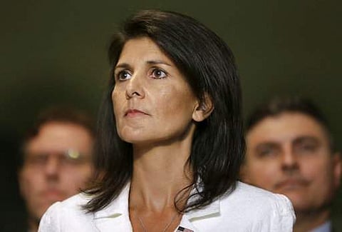 United States Ambassador to the United Nations Nikki Haley. (File Photo | AP)