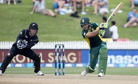 Du Plessis ended the game with a boundary which also took him to 51 and his 26th ODI half century. | AP